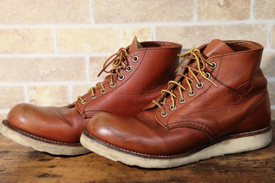 レッドウィング　8166　26.5cm　US8.5D　オロラセット　赤茶　09年