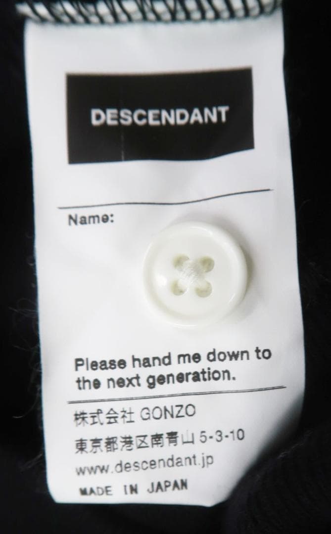 DESCENDANT ディセンダント CACHALOT POLO JERJEY