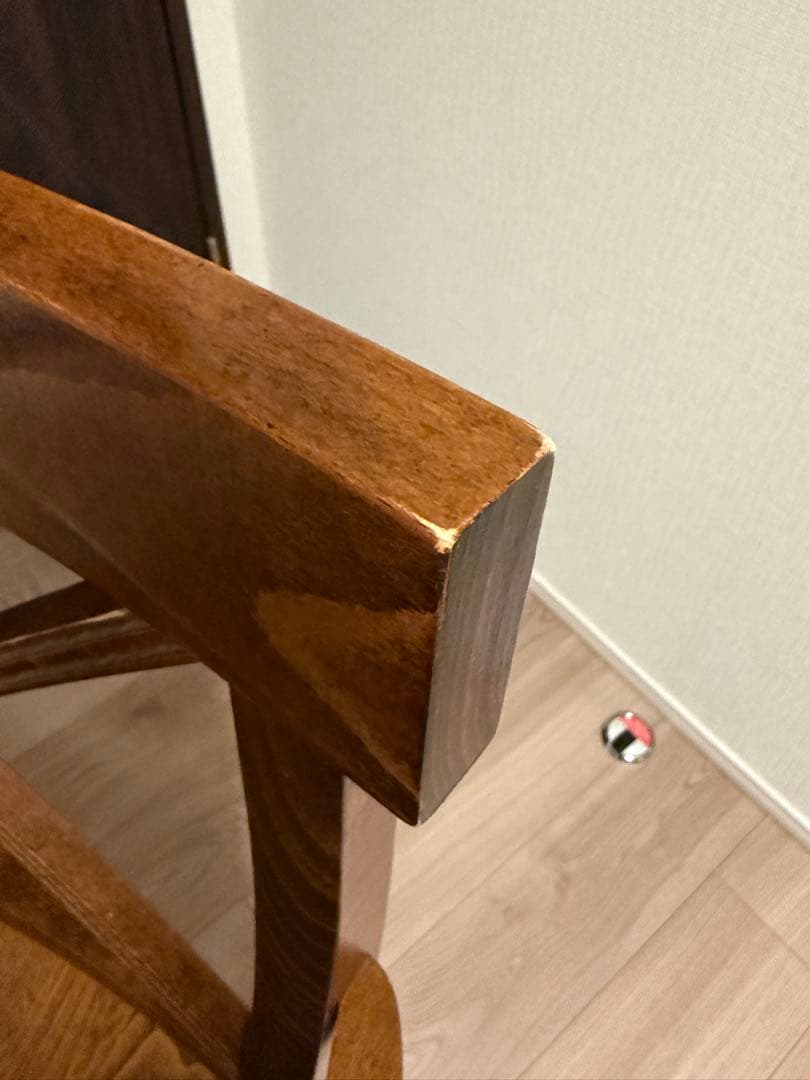 [m]木製ダイニングチェア肘掛付2