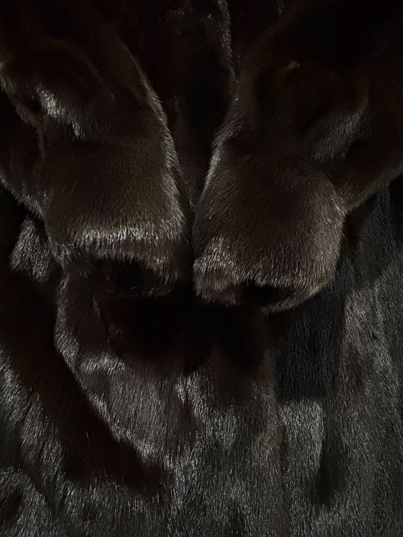 【SAGA MINK】ダークブラウン ファーコート