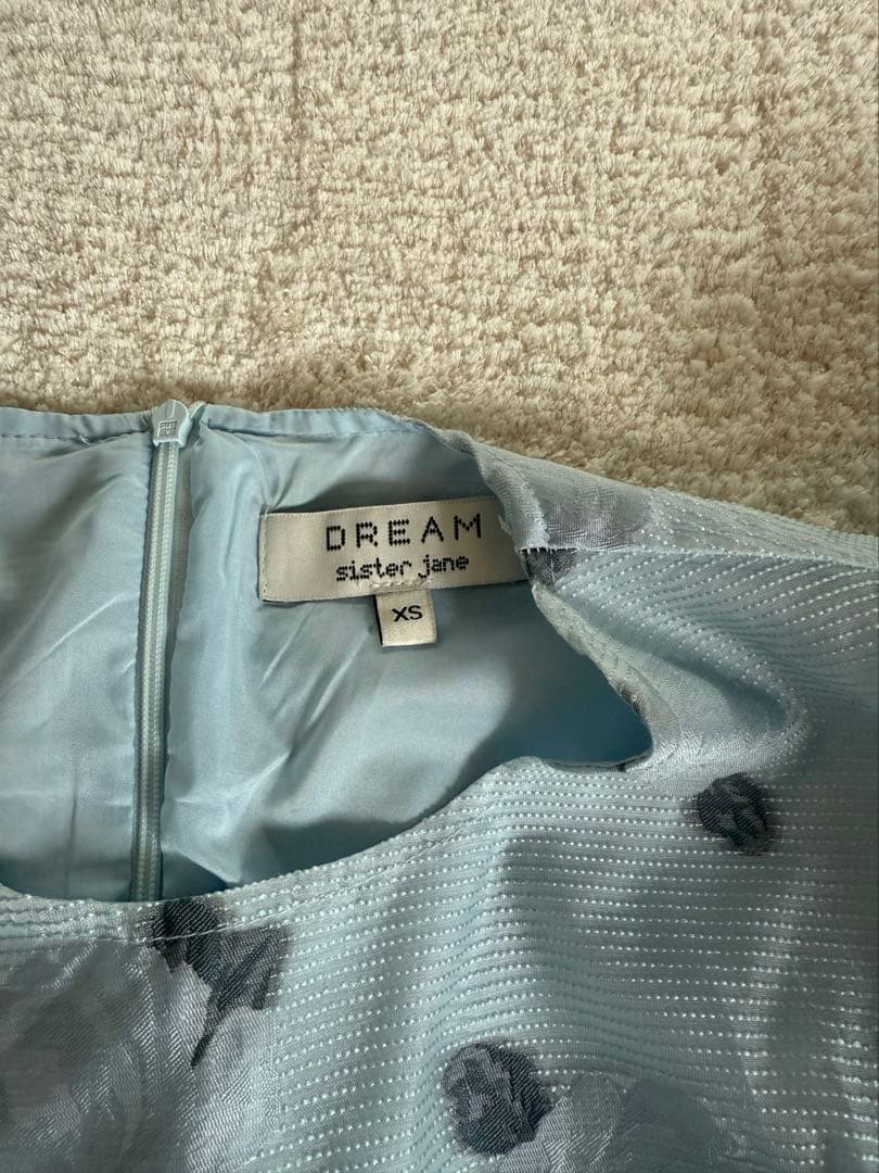 ワンピース POPPY CLOUD FLOWERS JACQUARD MIDI DRESS