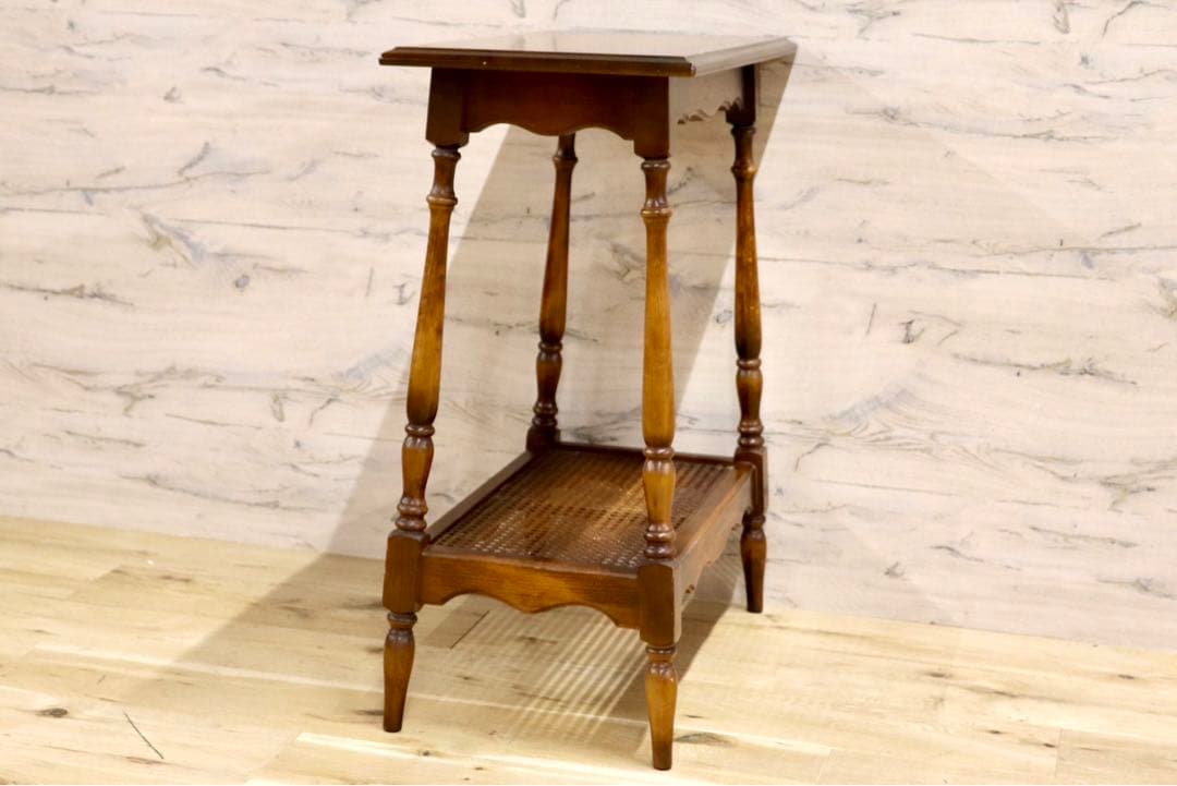 GMHH483○karimoku / カリモク コロニアル 花台 サイドテー