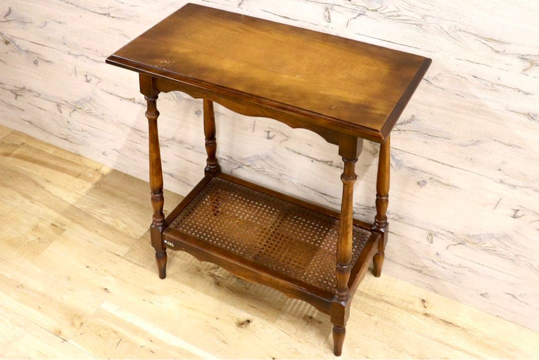 GMHH483○karimoku / カリモク コロニアル 花台 サイドテー