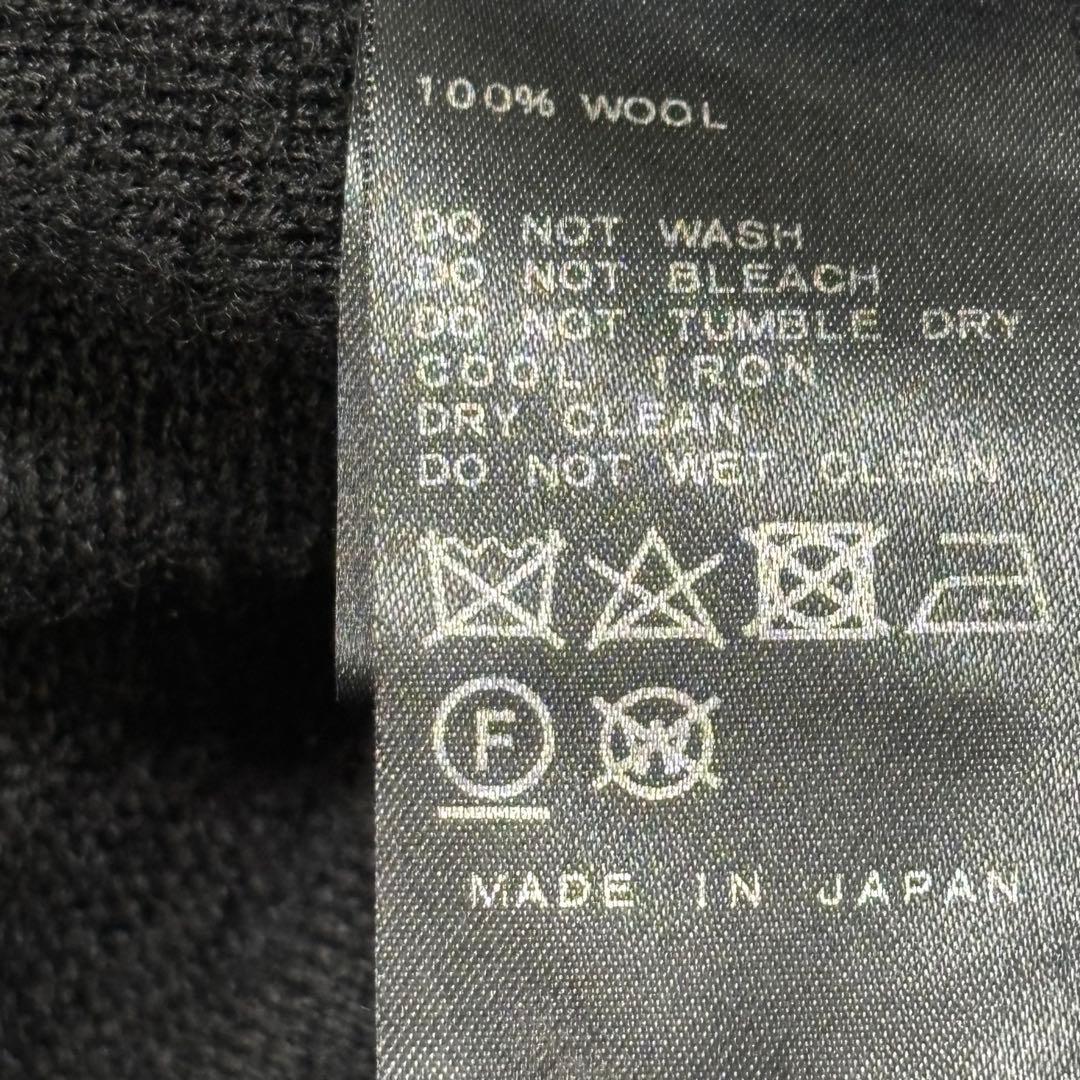 Lara様ドゥーズィエムクラス スムースニットガウンコート ブラック