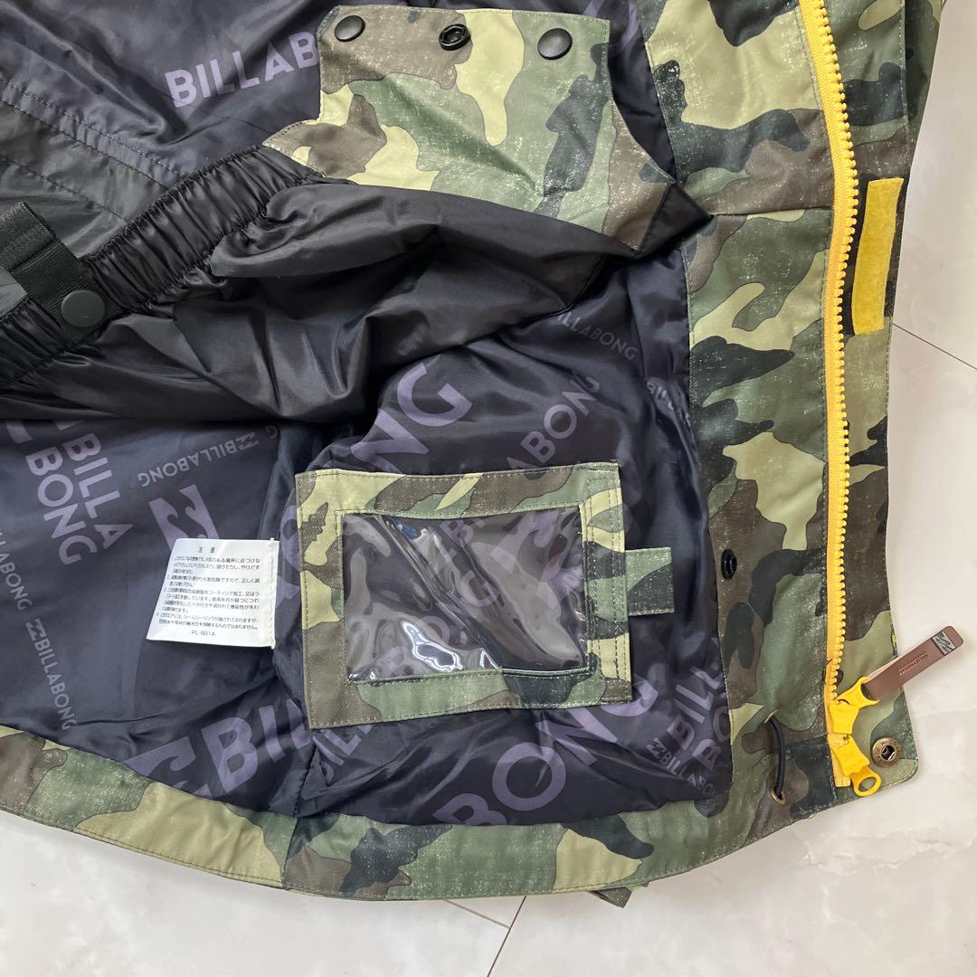 BILLABONG カモフラージュ イエロー ジャケット S