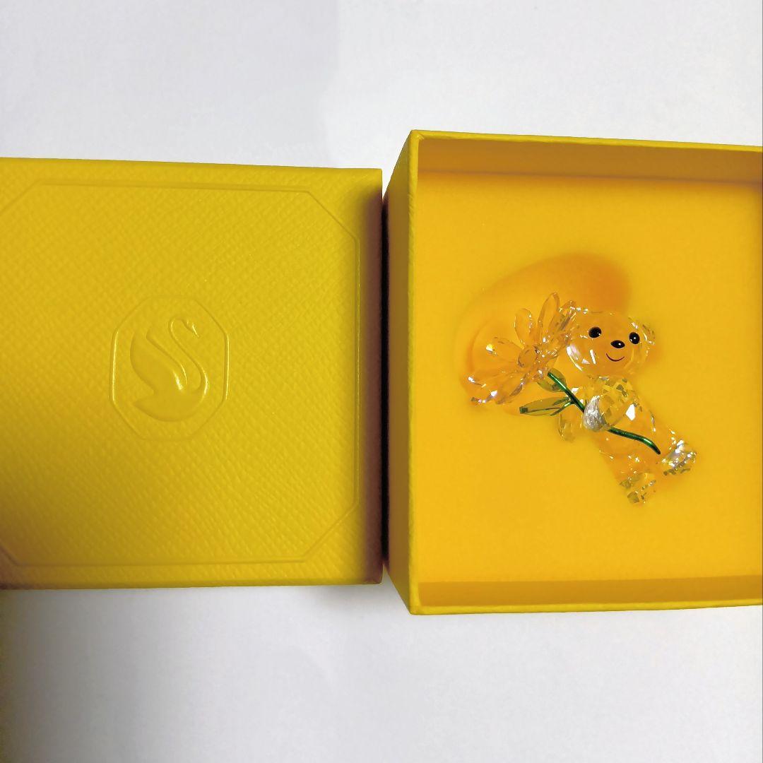 ■24時まで■スワロフスキー Kris Bear デイジー クリスタル 置物