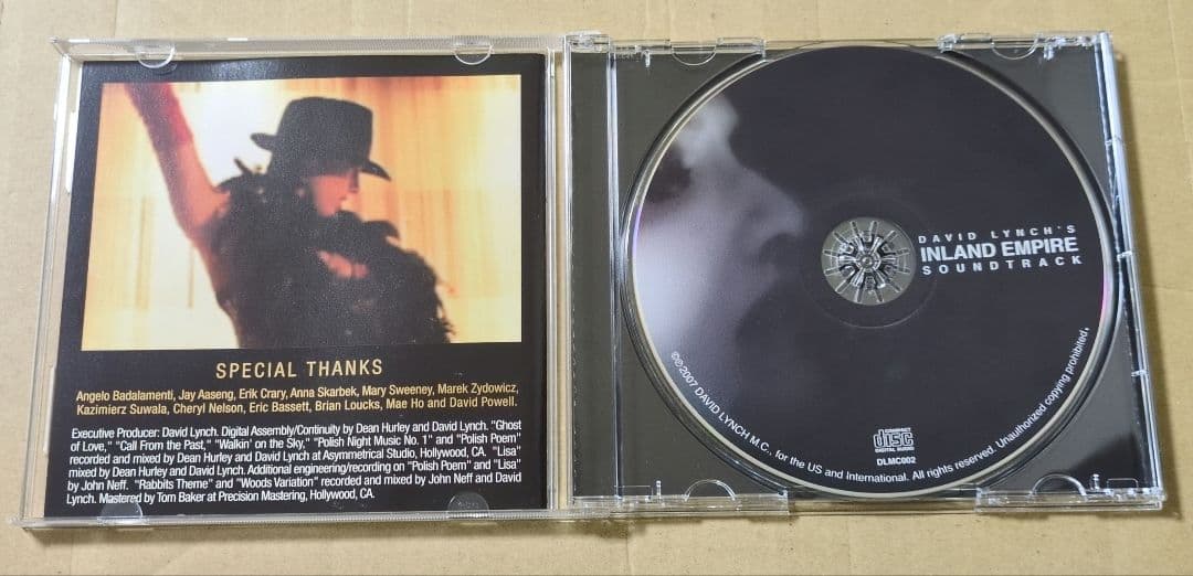 洋楽 INLAND EMPIRE SOUNDTRACK DAVID LYNCH CD