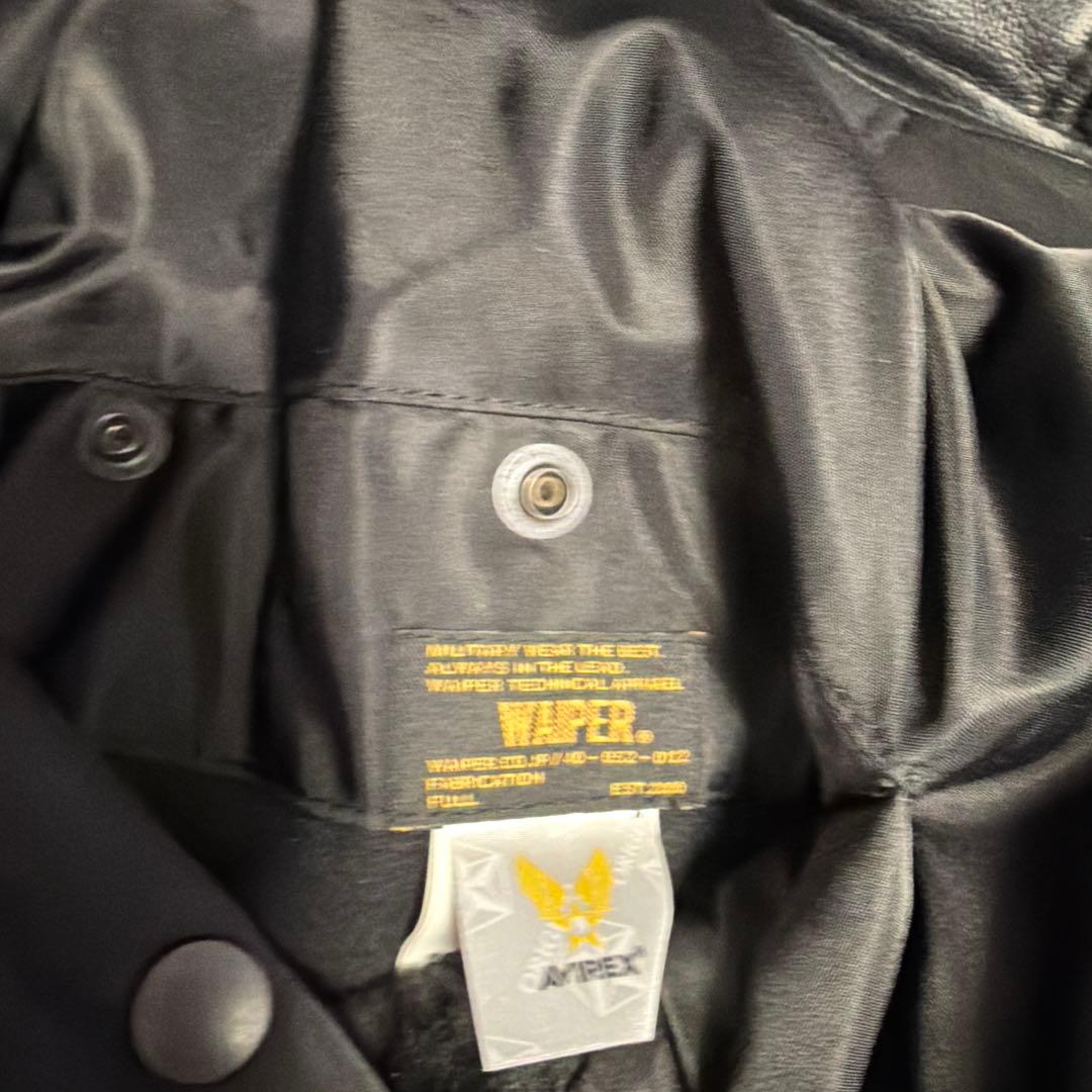 AVIREX WAIPER別注 N-3Bフライトジャケット リアルファXL