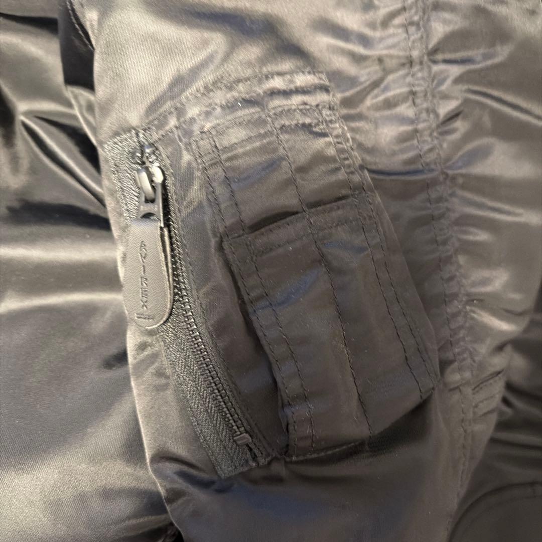 AVIREX WAIPER別注 N-3Bフライトジャケット リアルファXL