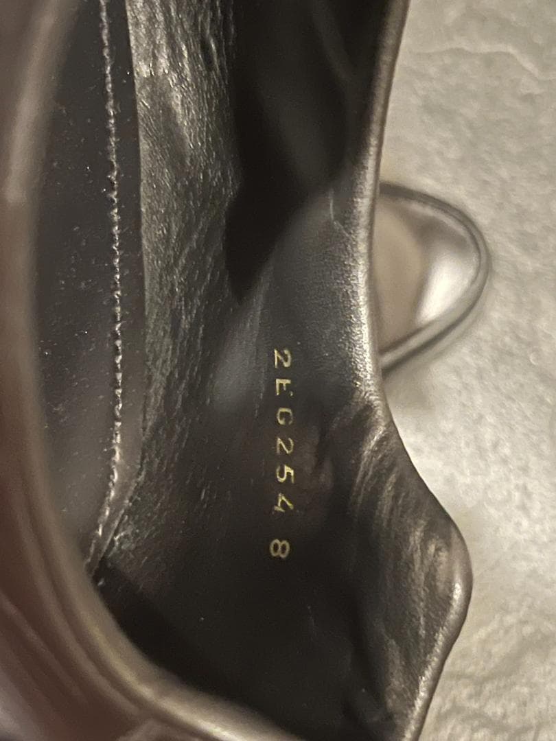 プラダ ラバーパッチレザーシューズ ドレスシューズ ブラック 2EG254