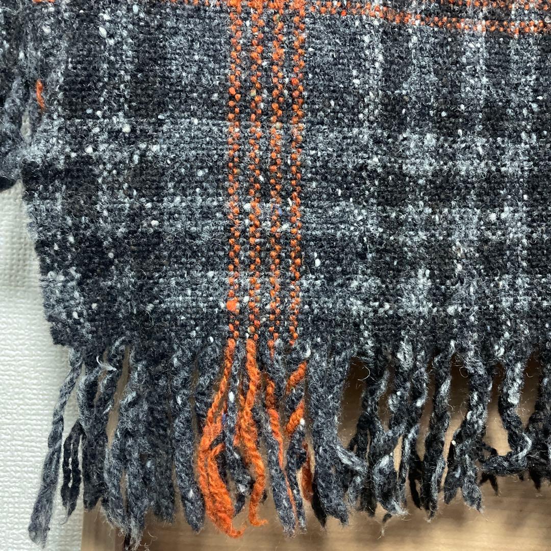 希少別注【フィルメランジェ×スタジオドネガル】ウールネップ大判ストール 男女兼用