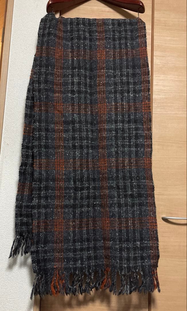 希少別注【フィルメランジェ×スタジオドネガル】ウールネップ大判ストール 男女兼用