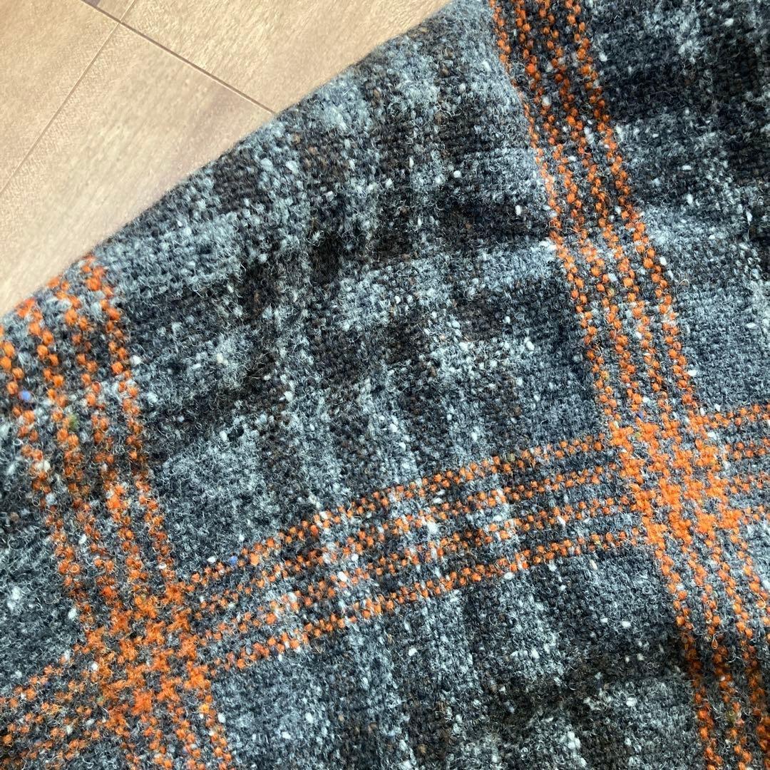 希少別注【フィルメランジェ×スタジオドネガル】ウールネップ大判ストール 男女兼用