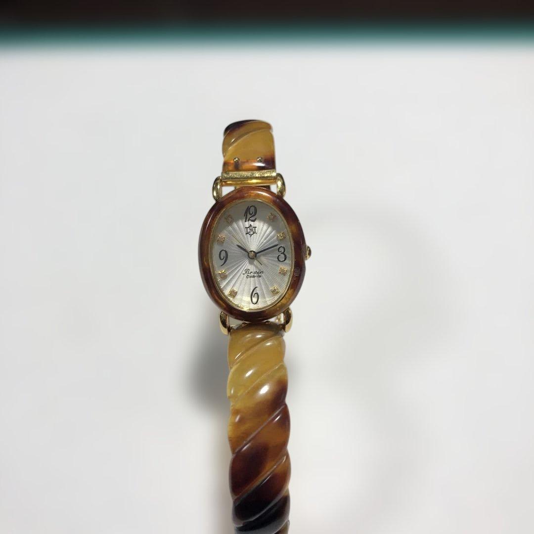 ホ*》様 13003 Brain アナログ腕時計 ブラウン