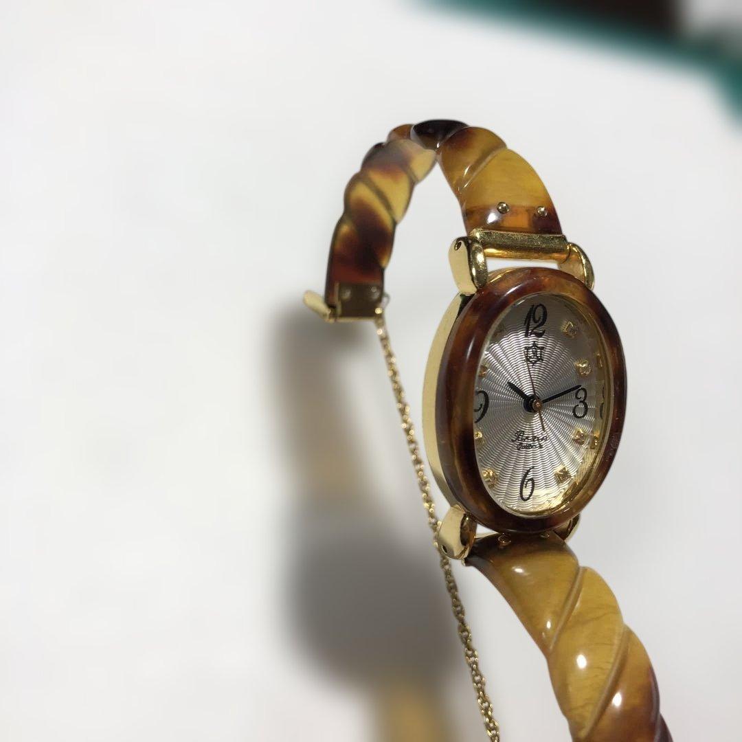 ホ*》様 13003 Brain アナログ腕時計 ブラウン