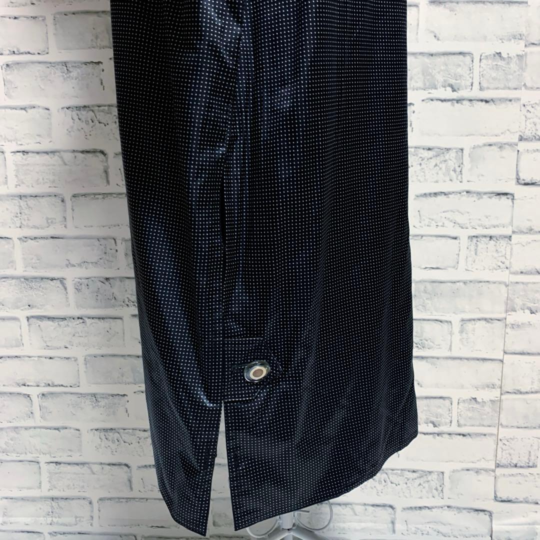 【JEAN-LOUIS SCHERRER】シルク　ドット柄　ロングコート