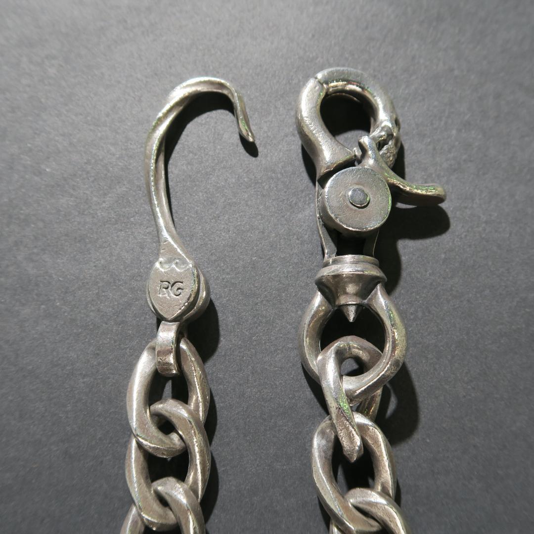 Rude gallery Argent Gleam ウォレットチェーン スカル