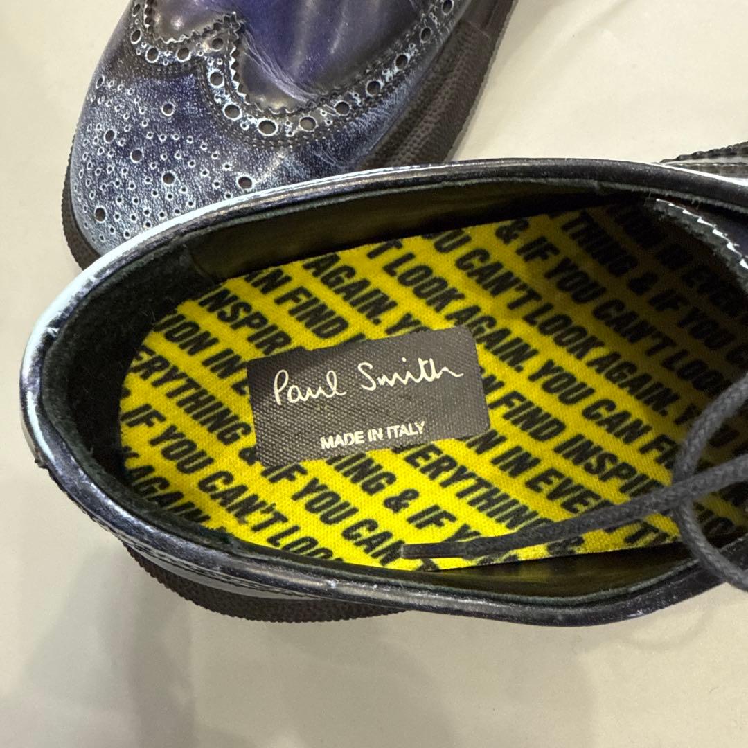 PAUL SMITH ウイングチップドレスシューズ　厚底