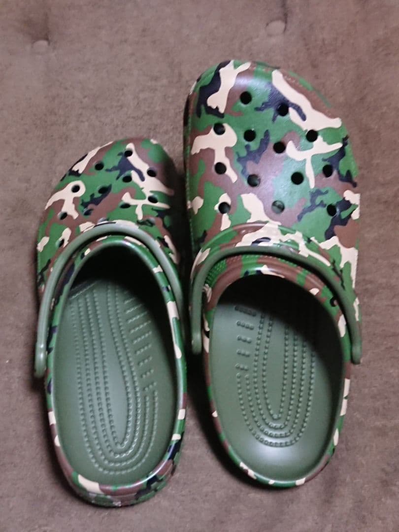 新品 26cm crocs クロックス クラシック カモフラージュ クロッグ