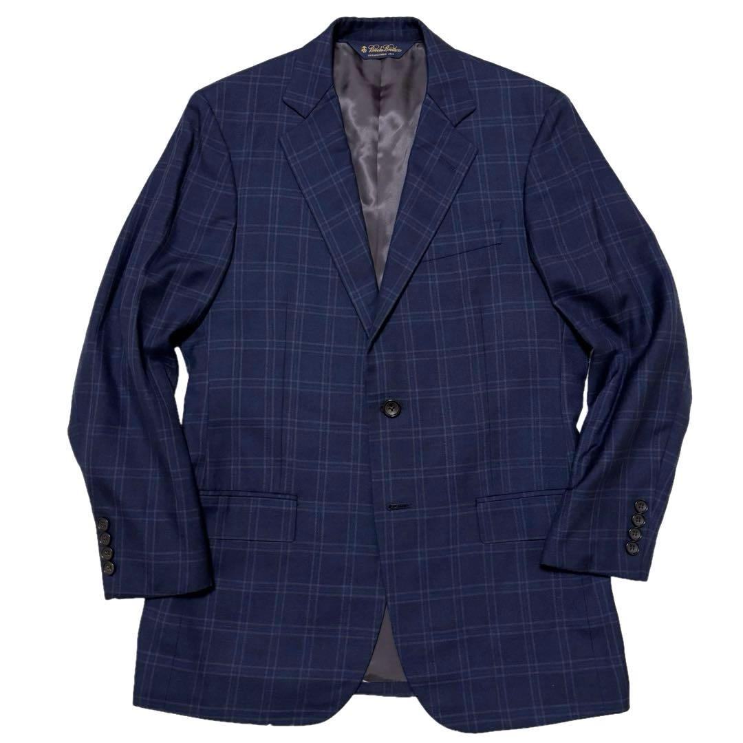 ✨極美品✨ブルックスブラザーズ　テーラードジャケット　シルク　E.THOMAS