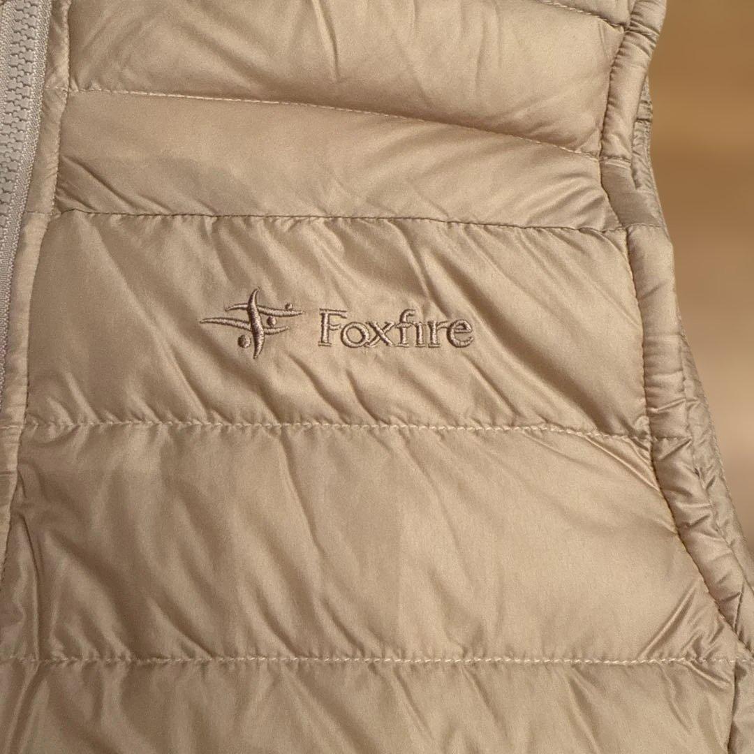 新品タグ付きfoxfire ベージュ ユニットダウンキルティングベスト　Ｌサイズ