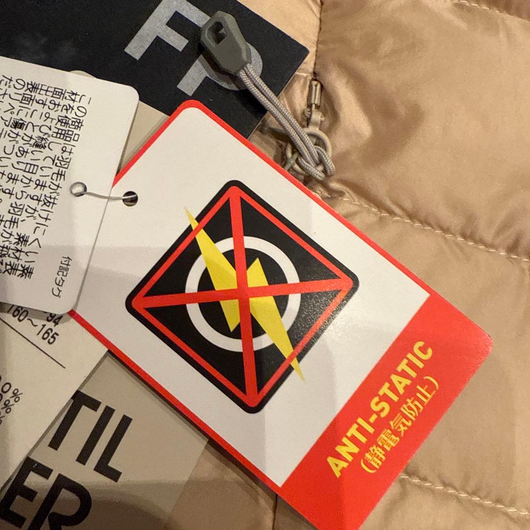 新品タグ付きfoxfire ベージュ ユニットダウンキルティングベスト　Ｌサイズ