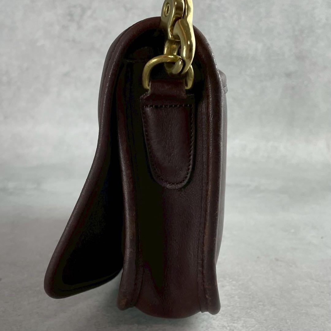 コーチ　オールドコーチ　ショルダーバッグ　肩掛け　斜め掛け　ブラウン　9755