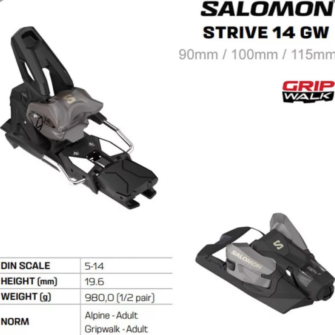 BLIZZARD RUSTLER 9 + サロモンSTRIVE 14 GW