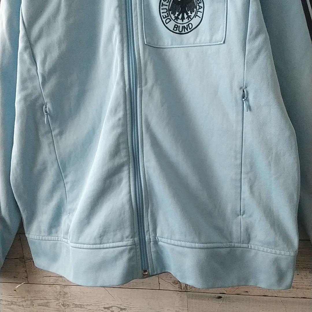 希少カラー☆アディダス ドイツ代表 刺繍ロゴ ポケット付 トラックジャケット