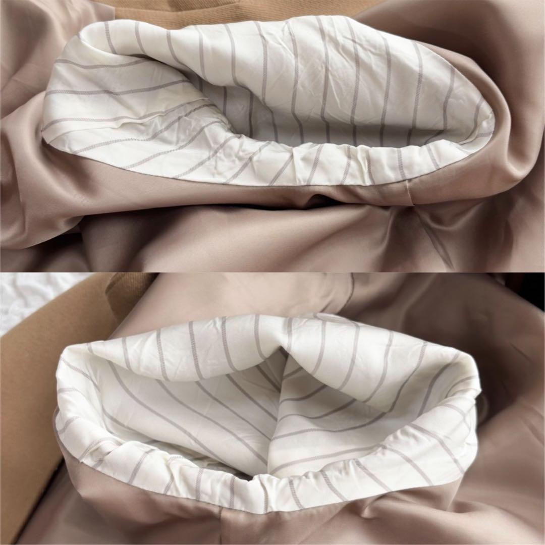 【美品】 スピックアンドスパン 梳毛ウールノーカラージャケット 近年モデル