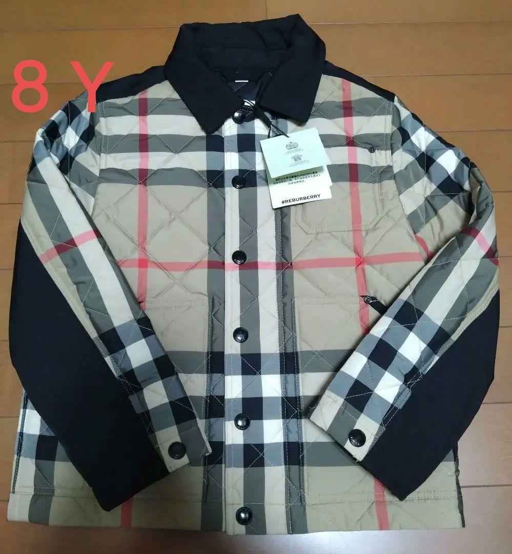 バーバリー　キッズ　８Ｙ　128 キルティング　ジャケット