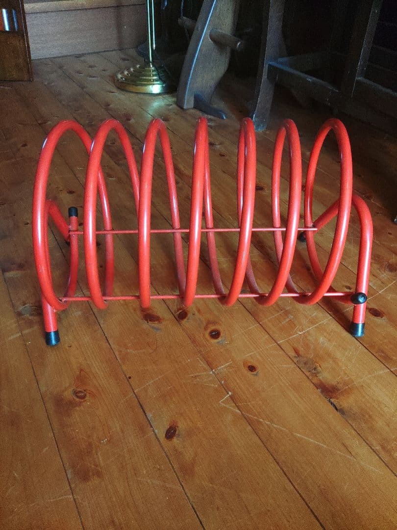 レコードラック　ポストモダン　レトロポップ　スタンド ホルダー　ヴィンテージ