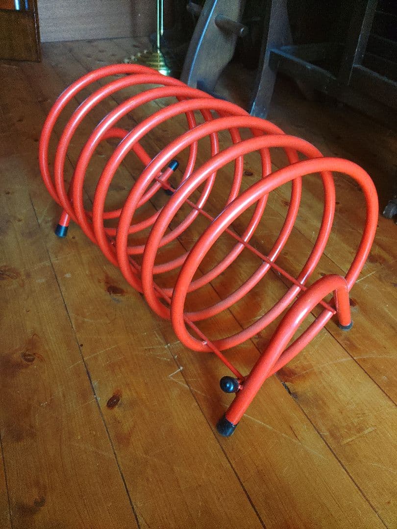 レコードラック　ポストモダン　レトロポップ　スタンド ホルダー　ヴィンテージ