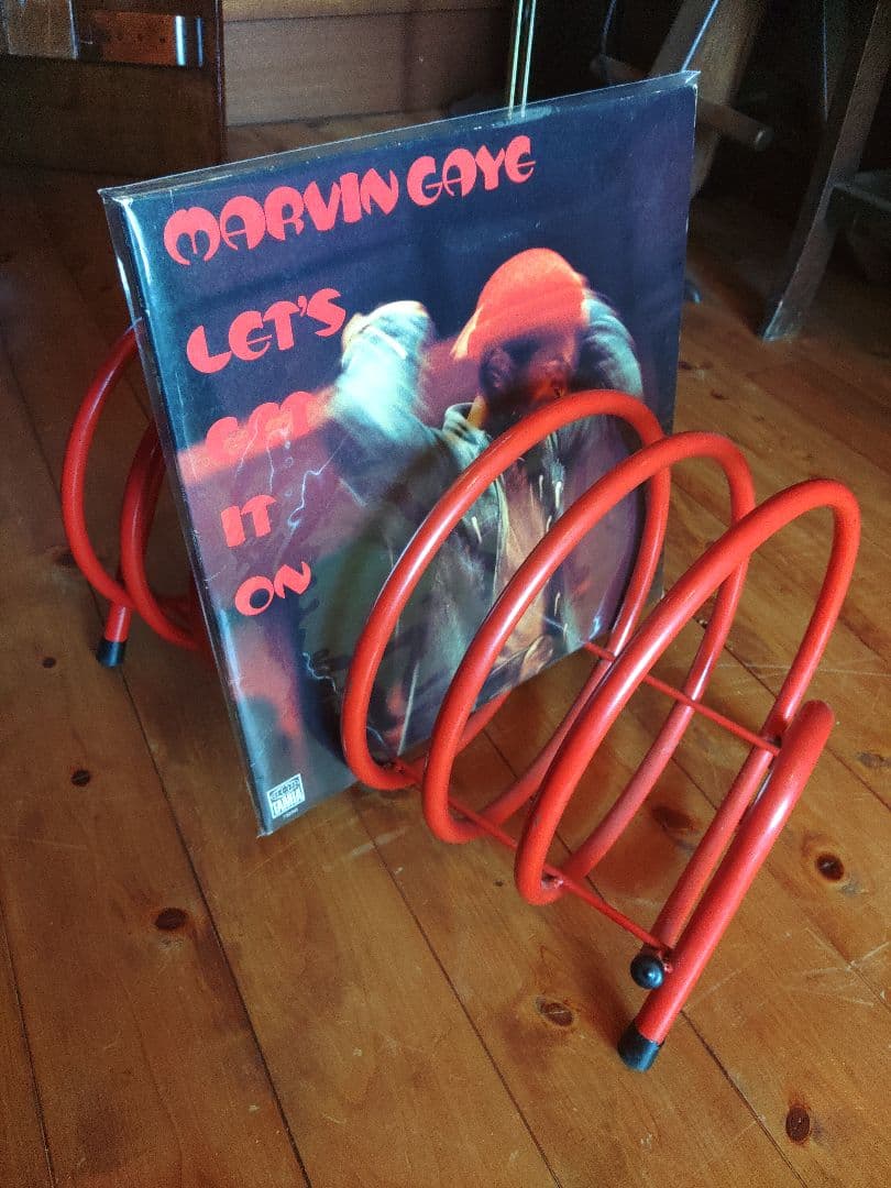 レコードラック　ポストモダン　レトロポップ　スタンド ホルダー　ヴィンテージ