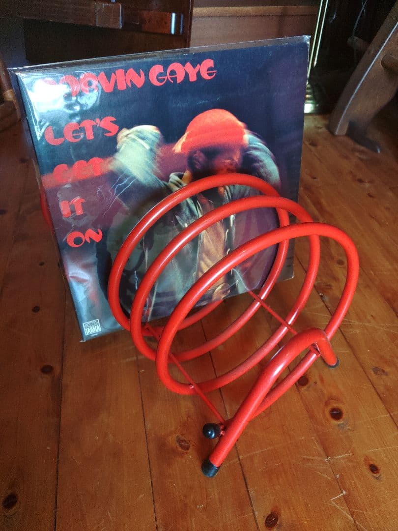 レコードラック　ポストモダン　レトロポップ　スタンド ホルダー　ヴィンテージ