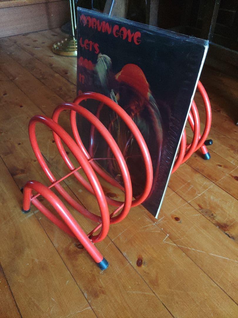 レコードラック　ポストモダン　レトロポップ　スタンド ホルダー　ヴィンテージ