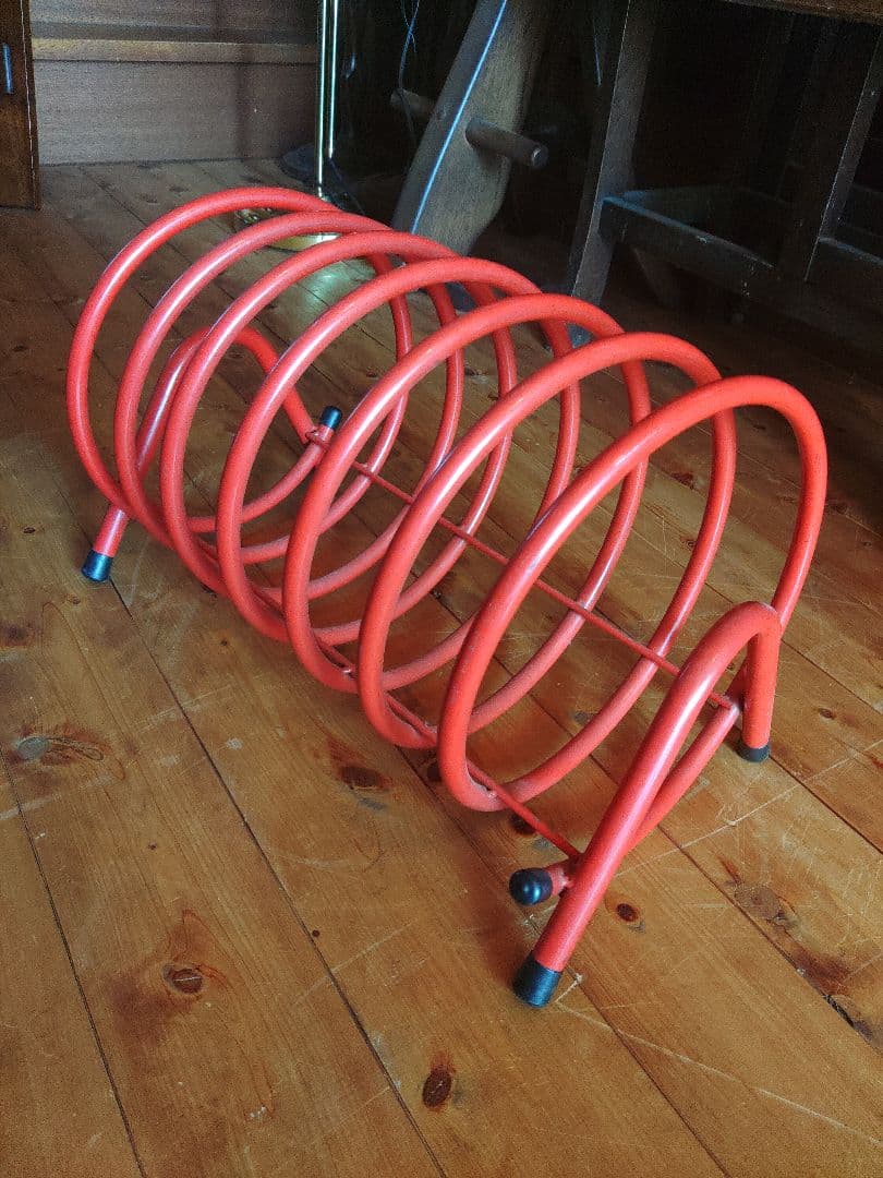 レコードラック　ポストモダン　レトロポップ　スタンド ホルダー　ヴィンテージ