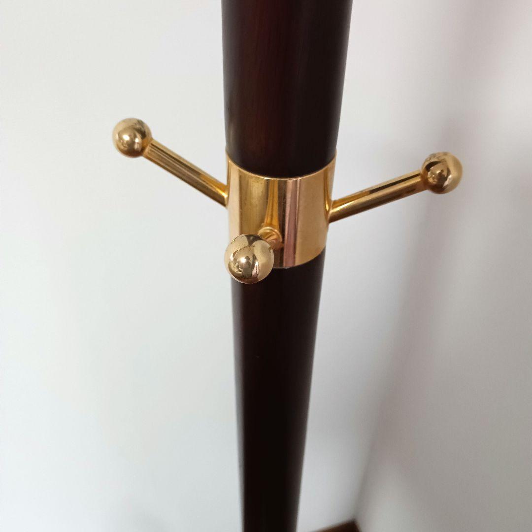 karimoku カリモク　ポールスタンド コートハンガー　木製　ゴールド