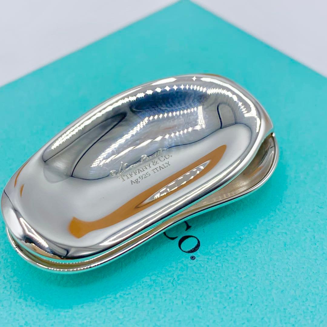 【極美品/超希少】Tiffany ティファニー　マネークリップ　ビーン　オシャレ