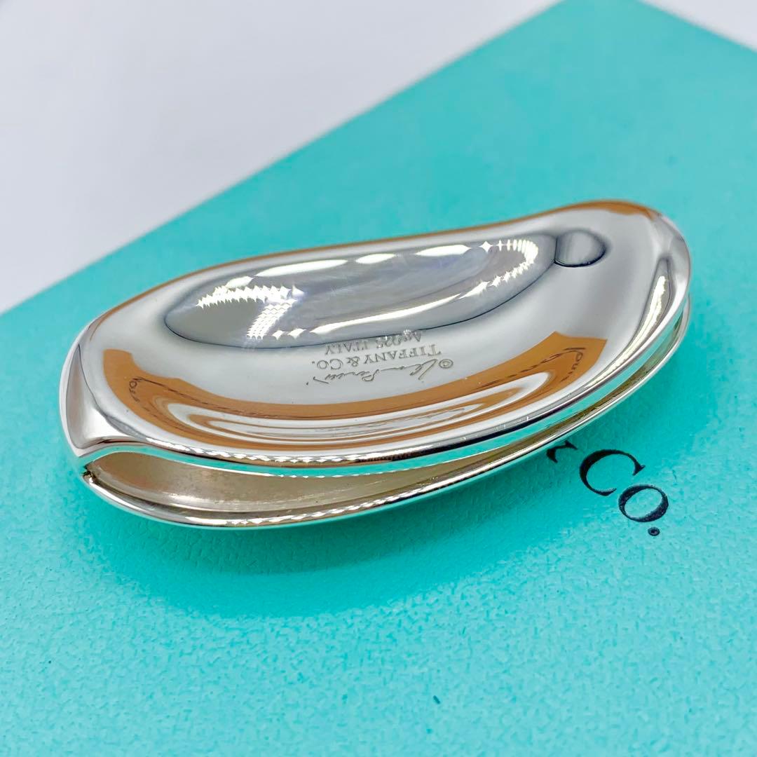 【極美品/超希少】Tiffany ティファニー　マネークリップ　ビーン　オシャレ