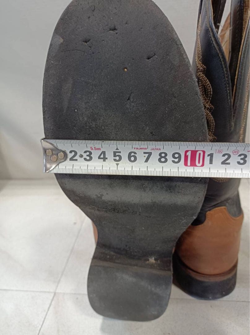 [八6753] トニーラマ ウエスタンブーツ サイズ 9 EE