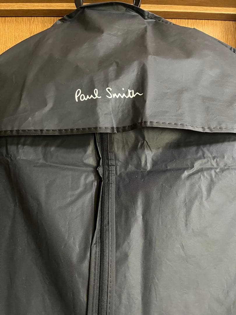 【良品】ポールスミス　チェスターコート　ウール　ダブル　ロング　黒