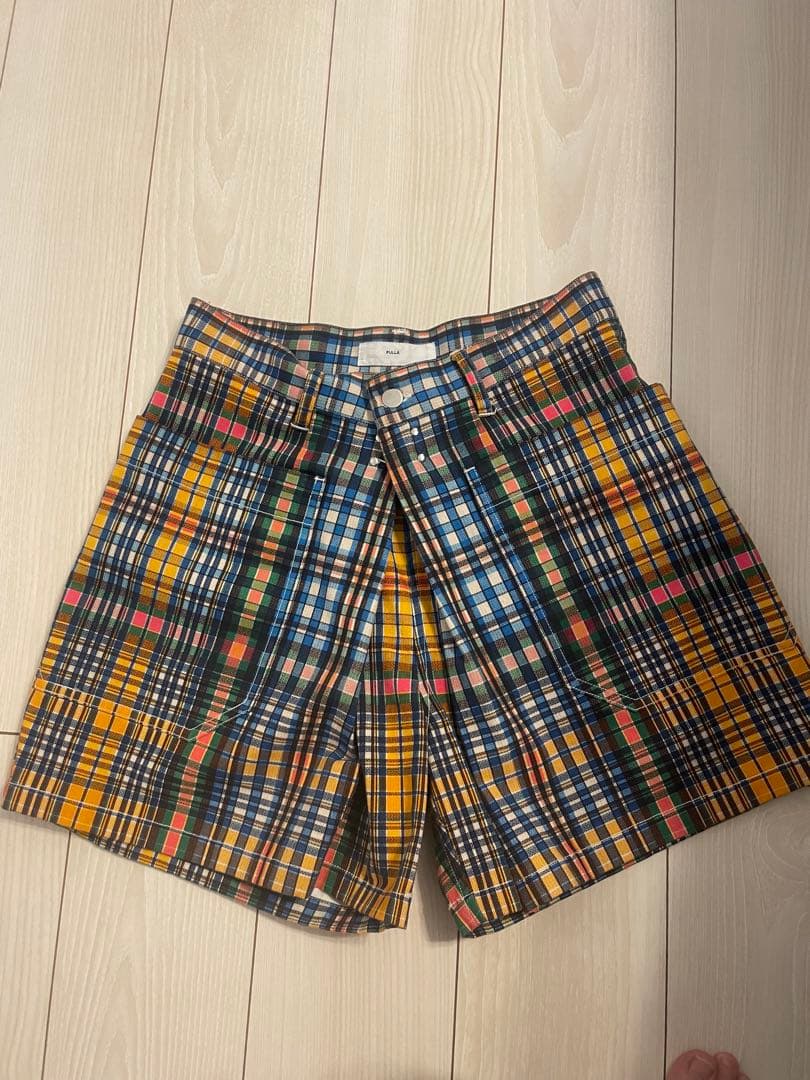 TOGA PULLA トーガプルラ　チェック　ショートパンツ　キュロット　36