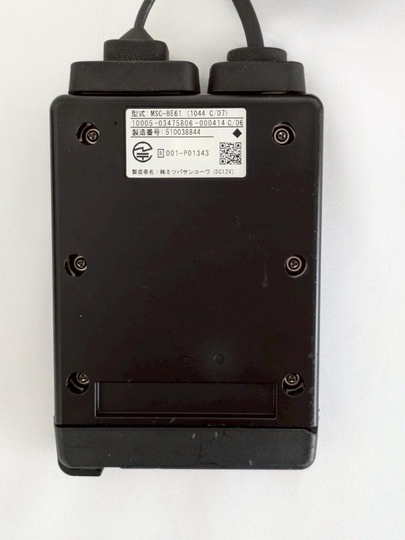 バイク 二輪用 ETC車載器 MSC-BE61 通電確認済み ジャンク扱い_05
