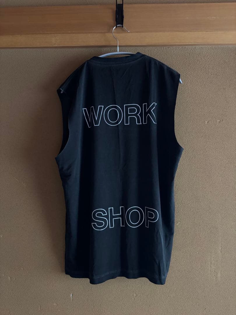 SATISFY ブラック タンクトップ ノースリーブ