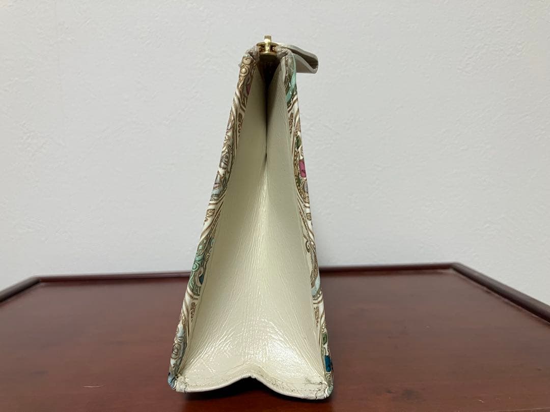 文庫屋大関　花と猫インディゴ　ポーチ