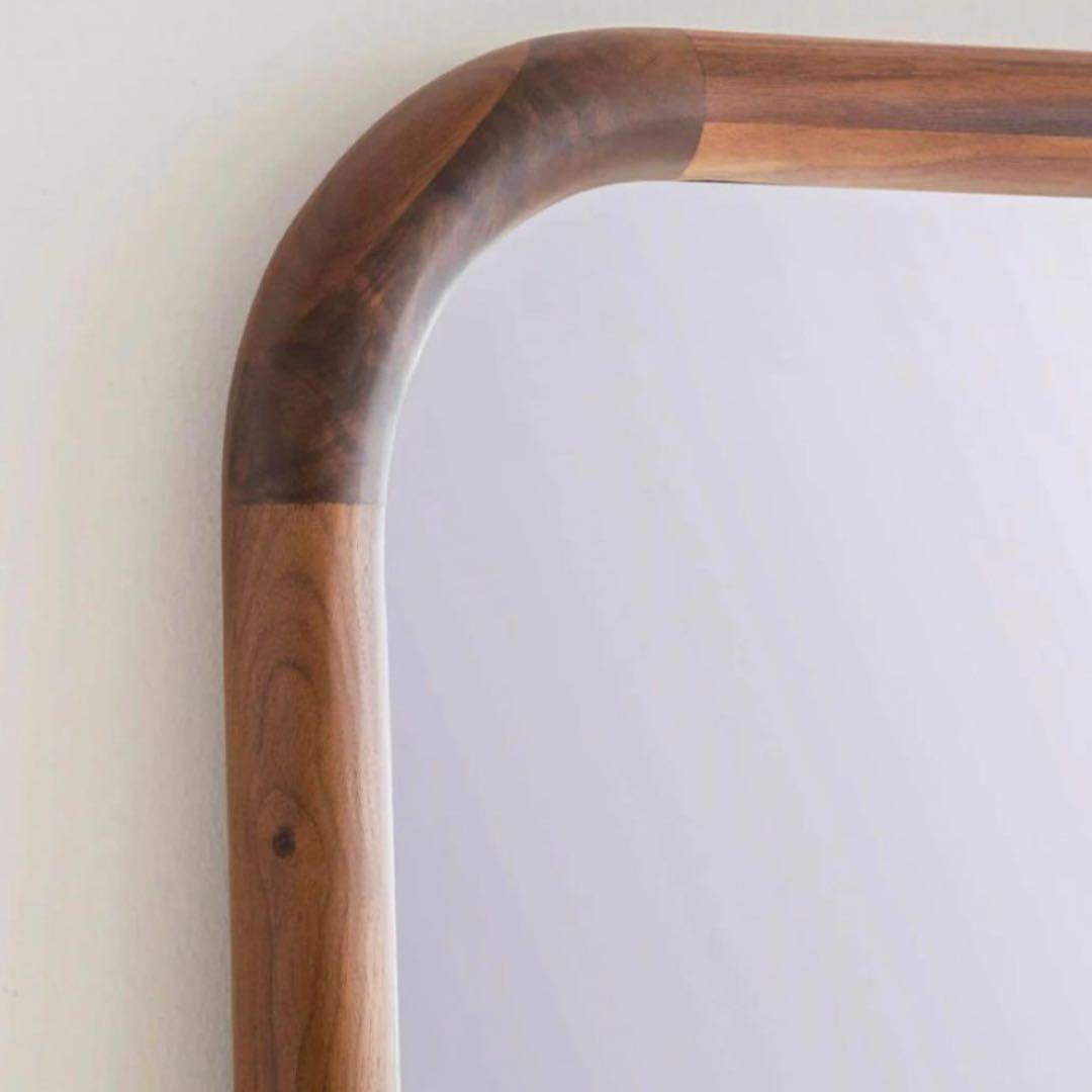 関家具 スタンドミラー スーク 姿見 全身鏡 ウォールナット 新品