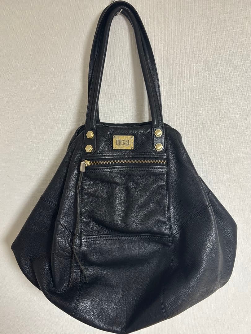 DIESEL ボストンバッグ レザー y2k 00s グランジ archive