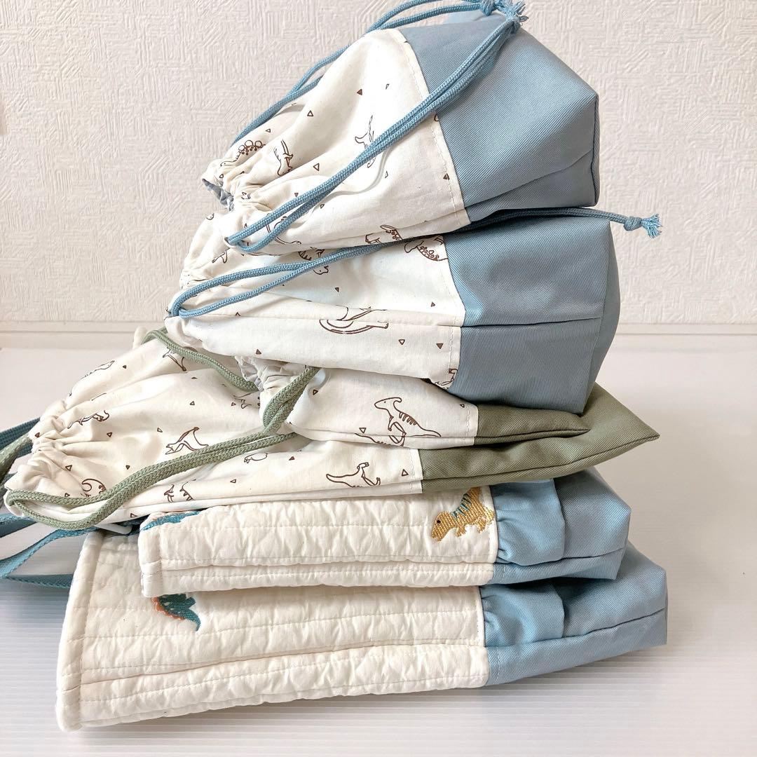 レッスンバッグ 上履き入れ　体操服袋　コップ袋　お弁当袋　短縄入れ