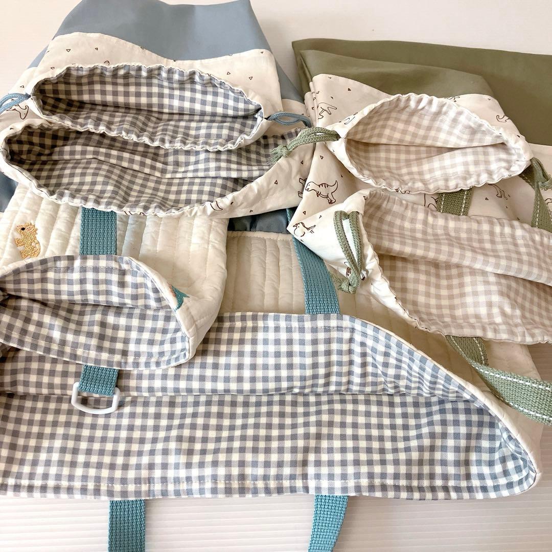 レッスンバッグ 上履き入れ　体操服袋　コップ袋　お弁当袋　短縄入れ